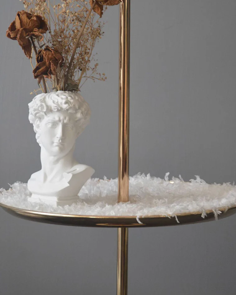 WOMO Feather Palm Tree Floor Lamp with Tray-WM7052 - Image 62