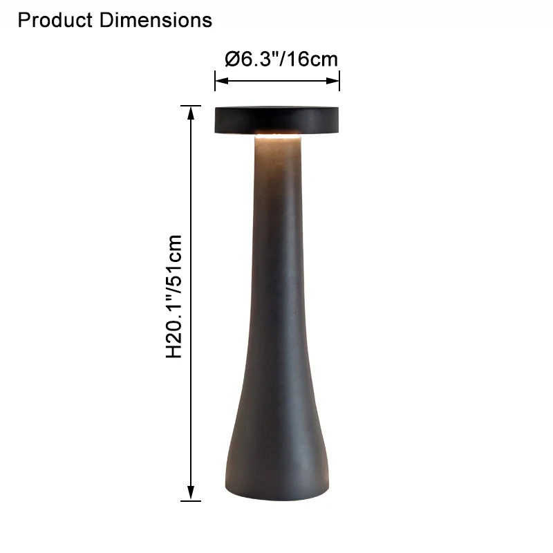 WOMO Mushroom Pathway Bollard Light-WM9112 - Image 20
