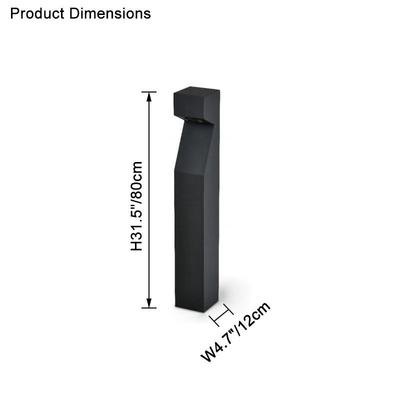 WOMO Pathway Bollard Light-WM9128 - Image 12