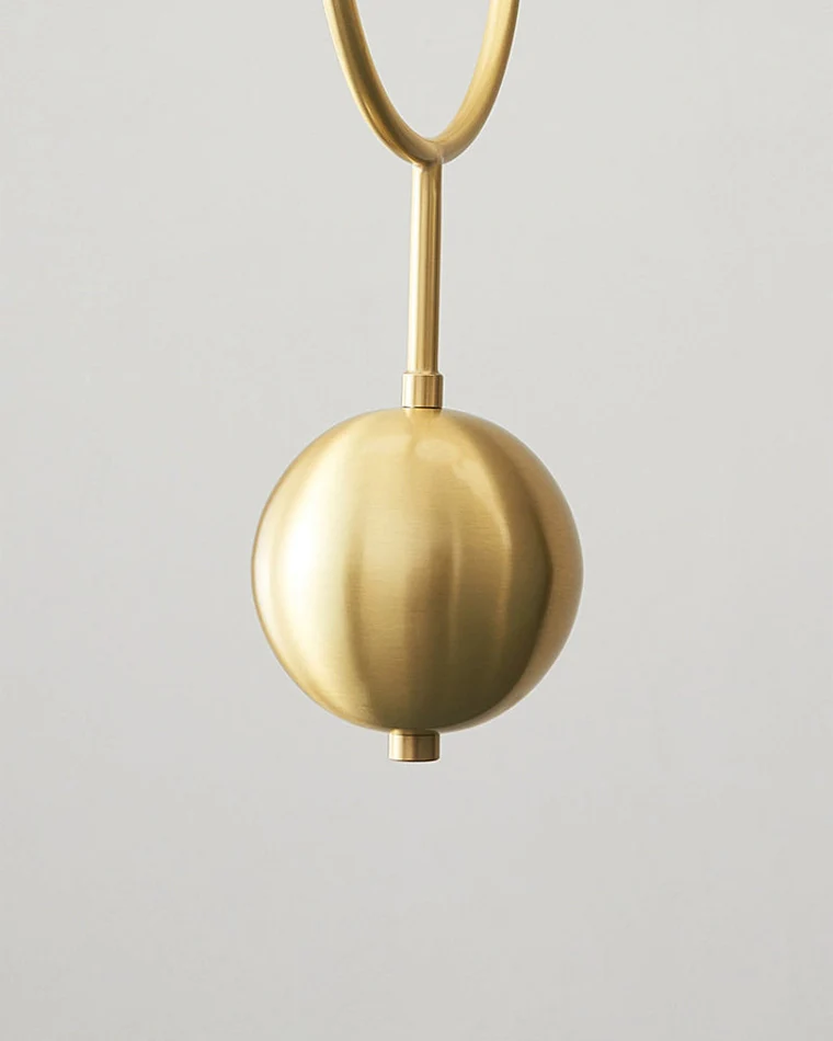 WOMO Pearl Brass Globe Dining Room Chandelier-WM2102b - Image 10