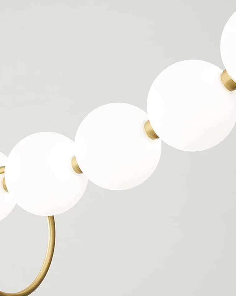 WOMO Pearl Brass Globe Dining Room Chandelier-WM2102b - Image 11