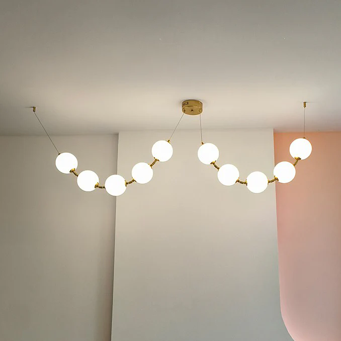 WOMO Spider Pearl Globe Chandelier-WM2650 - Image 7