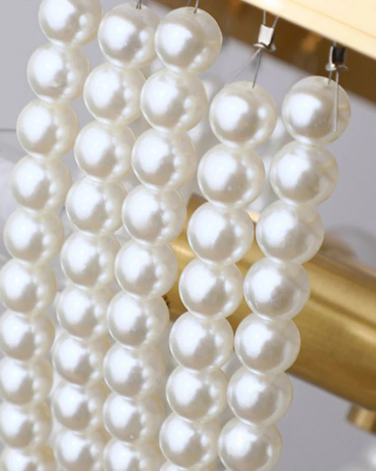 WOMO Pearl Beaded Chandelier-WM2407 - Image 10
