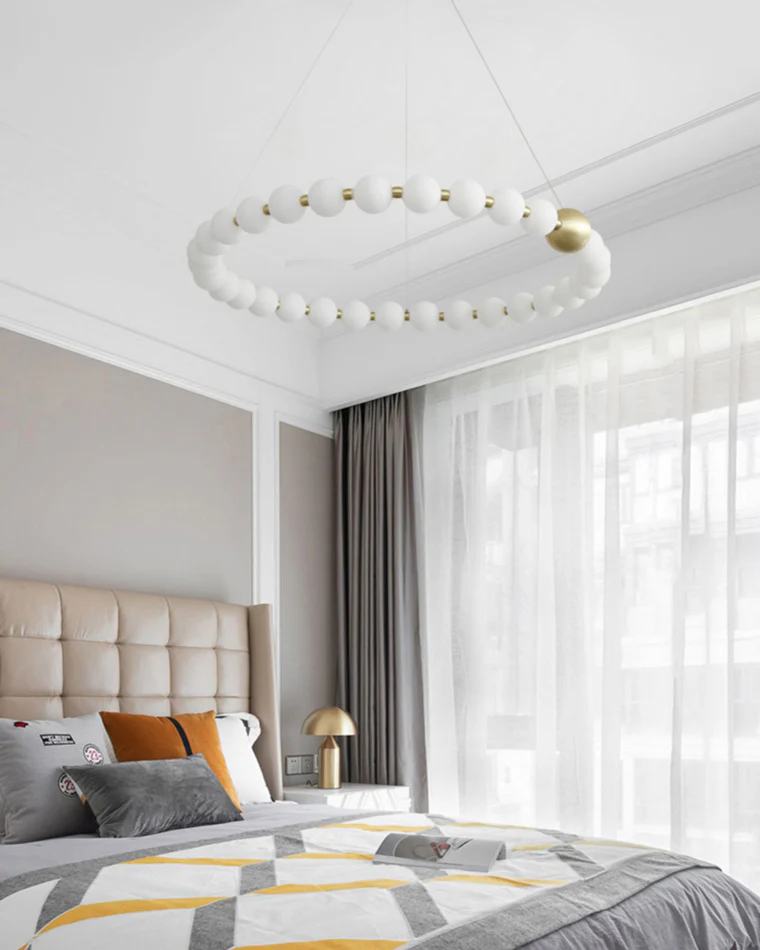 WOMO Pear Necklace Circular Chandelier-WM2449 - Image 5
