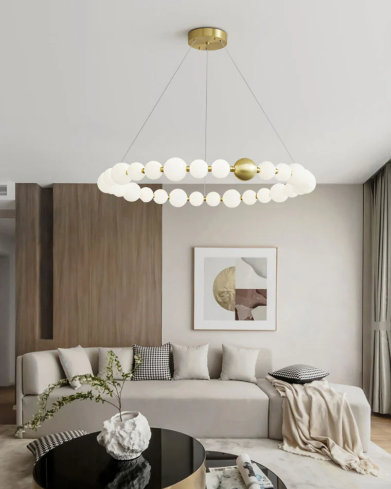 WOMO Pear Necklace Circular Chandelier-WM2449 - Image 8