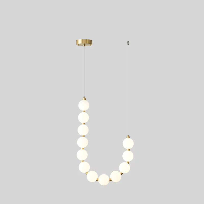 WOMO String Pearl Chandelier-WM2102 - Image 47