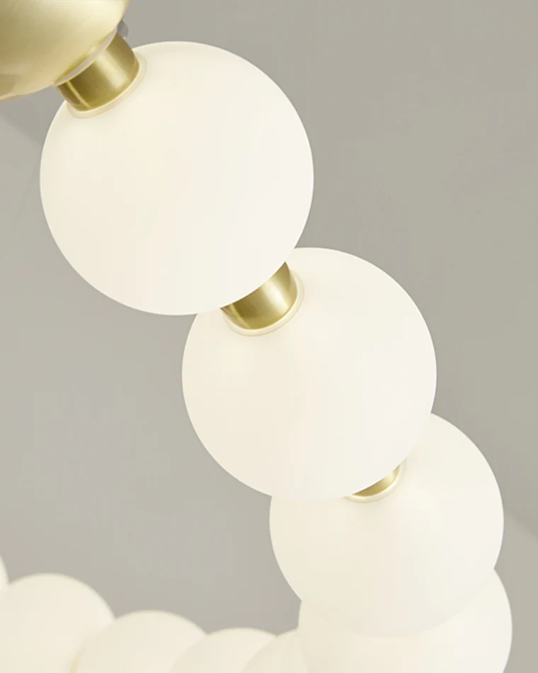 WOMO Spiral Pearl Chandelier-WM2812 - Image 11