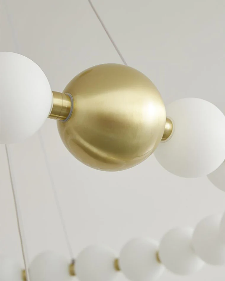 WOMO Spiral Pearl Chandelier-WM2812 - Image 12