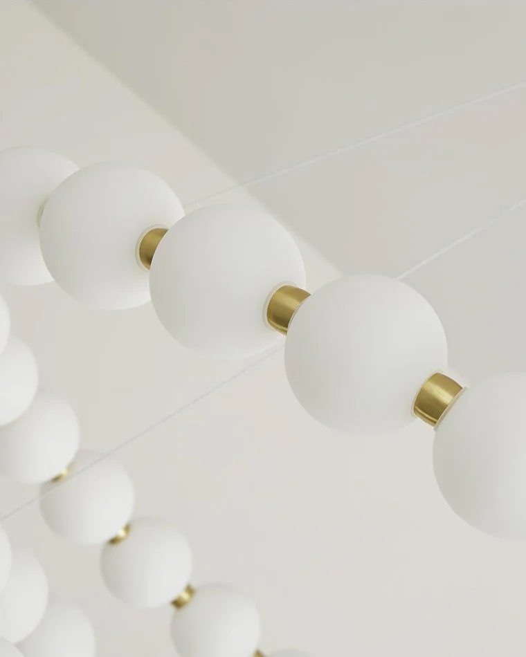 WOMO Spiral Pearl Chandelier-WM2812 - Image 13