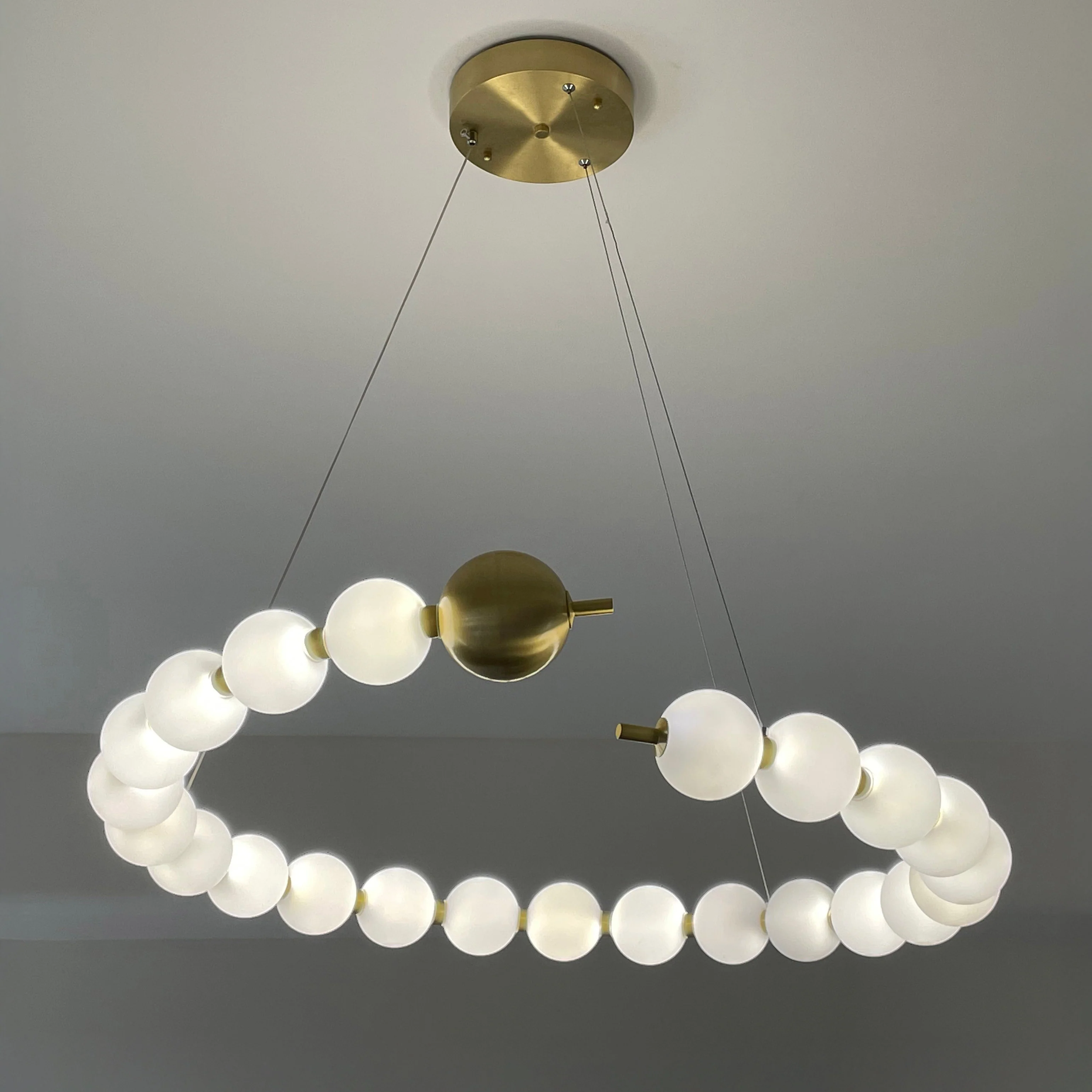 WOMO Spiral Pearl Chandelier-WM2812 - Image 16