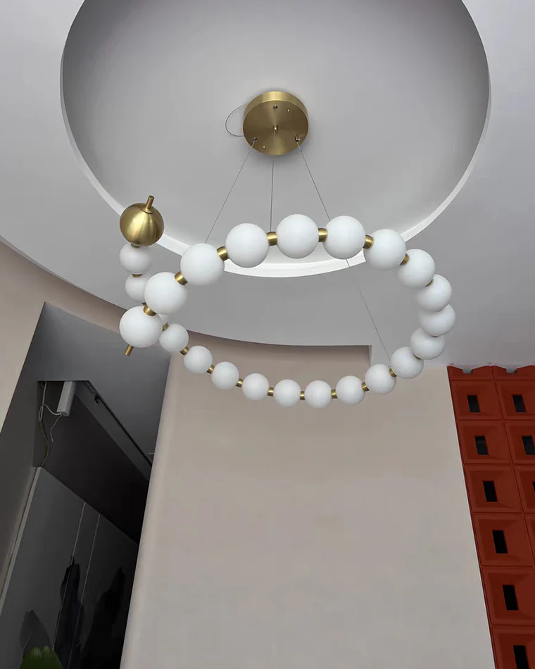 WOMO Spiral Pearl Chandelier-WM2812 - Image 8