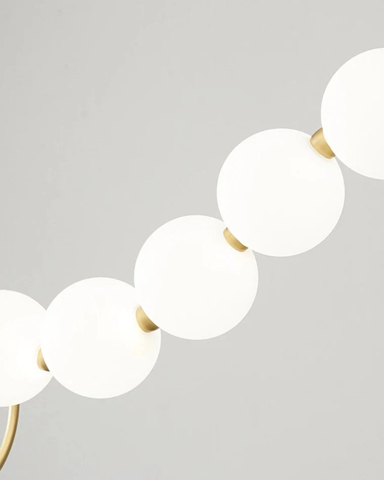 WOMO Pearl Brass Globe Dining Room Chandelier-WM2102a - Image 13