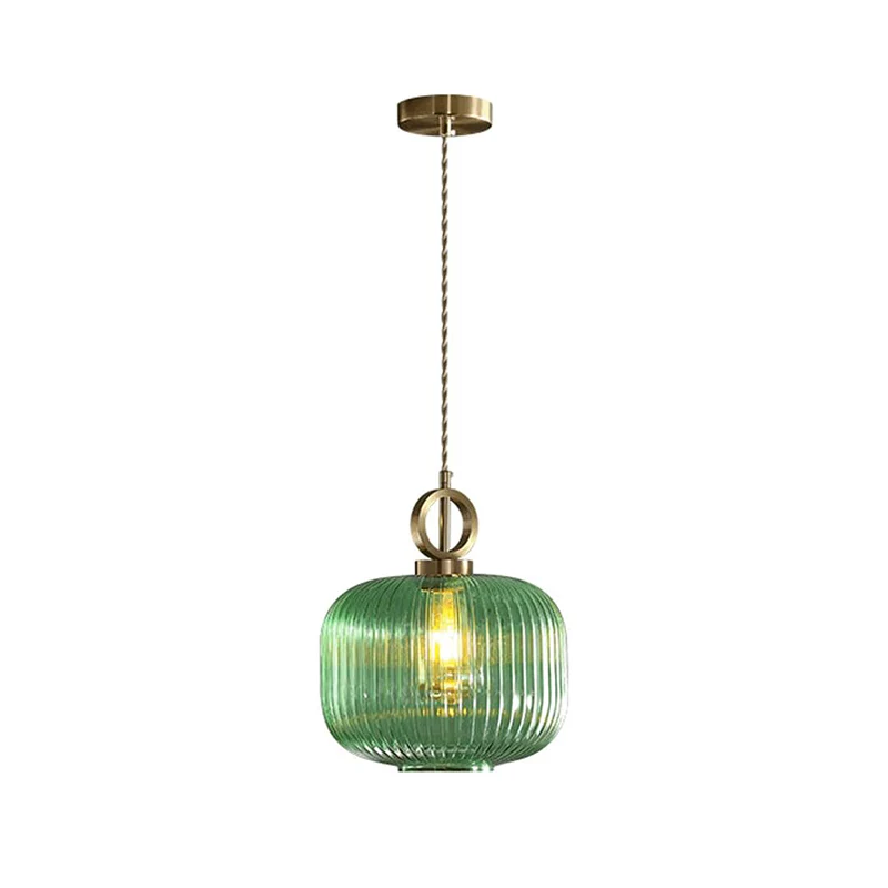 WOMO Reeded Glass Pendant Light-WM2264 - Image 10