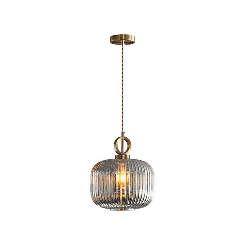 WOMO Reeded Glass Pendant Light-WM2264 - Image 14