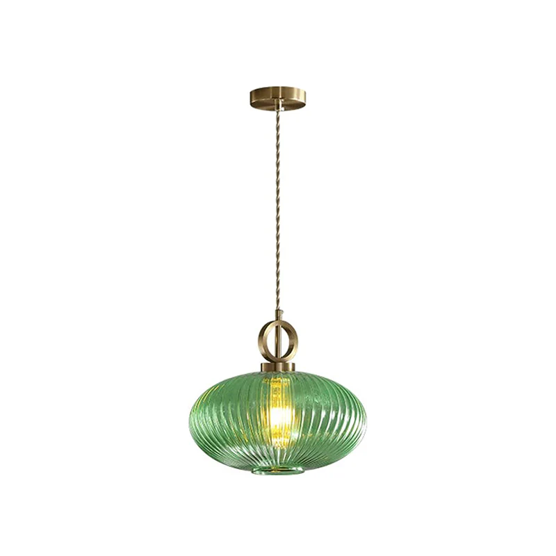 WOMO Reeded Glass Pendant Light-WM2264 - Image 16