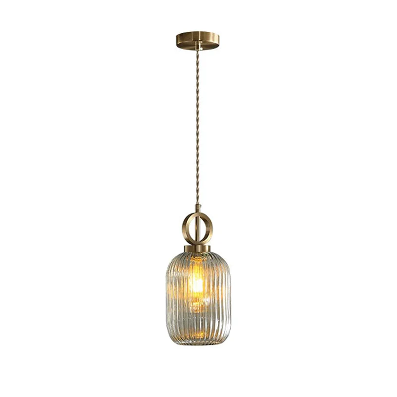 WOMO Reeded Glass Pendant Light-WM2264 - Image 24