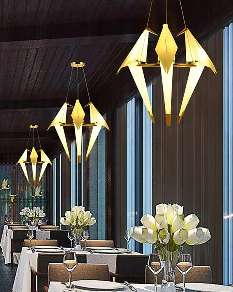 WOMO Bird Origami Chandelier-WM2735 - Image 3