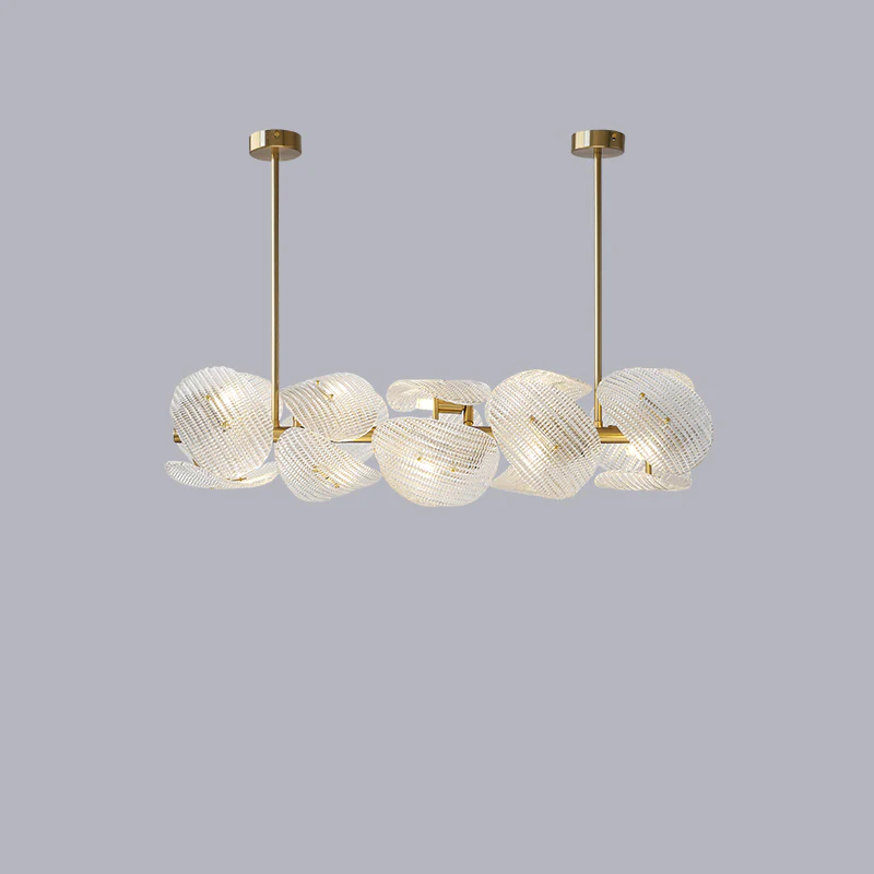 WOMO Petal Glass Chandelier-WM3067 - Image 10