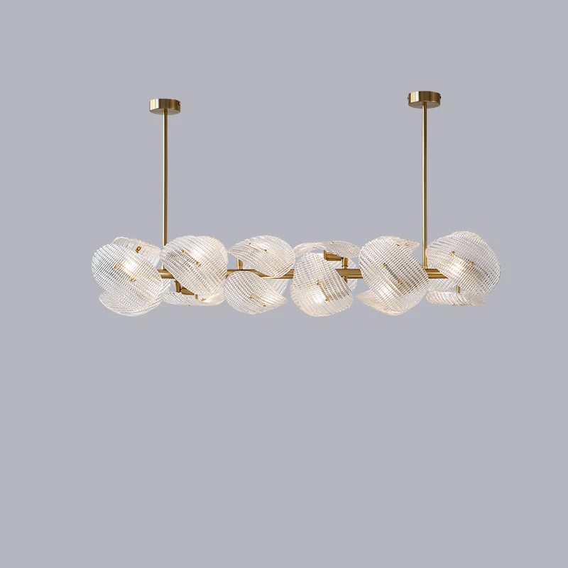 WOMO Petal Glass Chandelier-WM3067 - Image 11