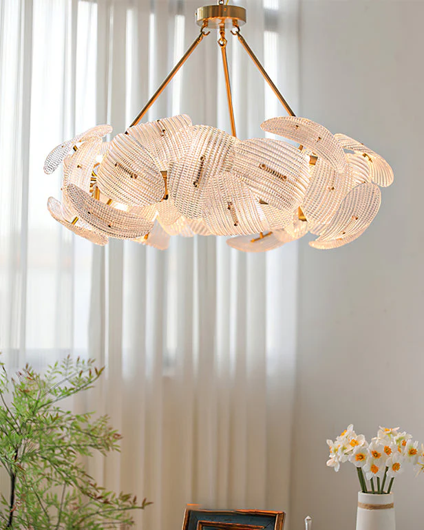 WOMO Petal Glass Chandelier-WM3067 - Image 2