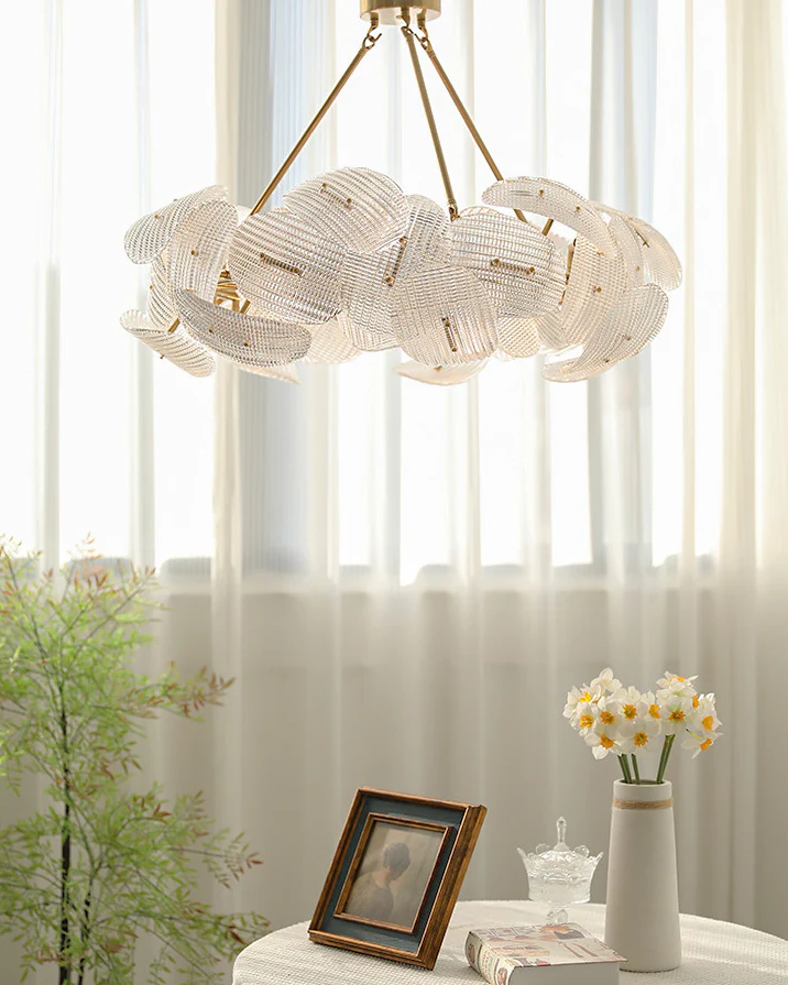 WOMO Petal Glass Chandelier-WM3067 - Image 3