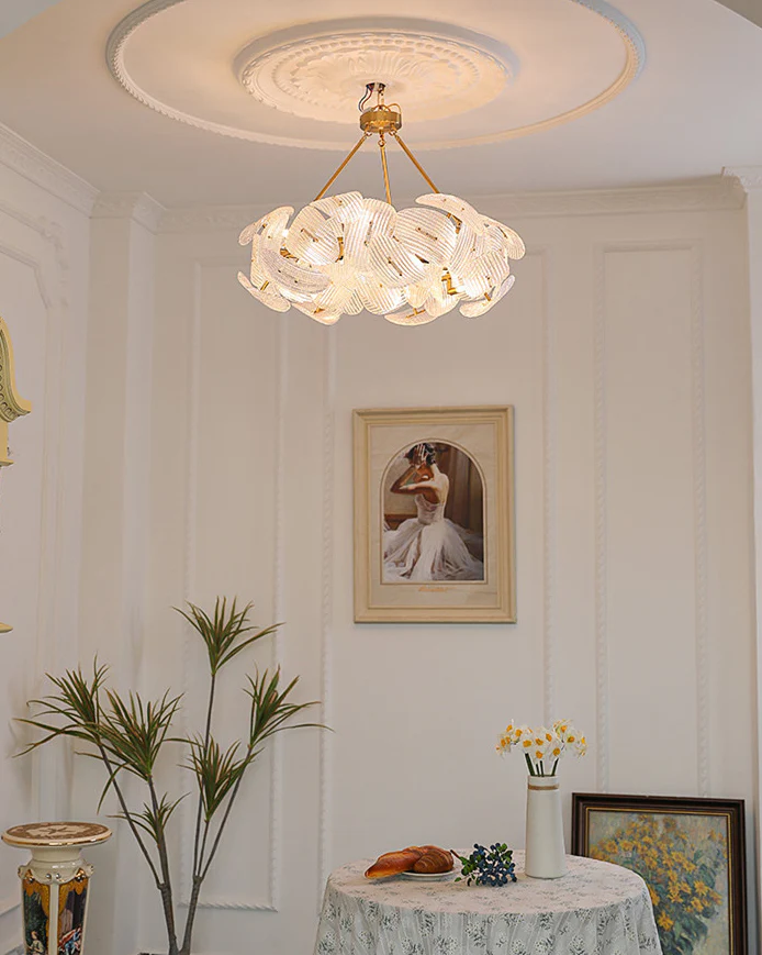 WOMO Petal Glass Chandelier-WM3067 - Image 4