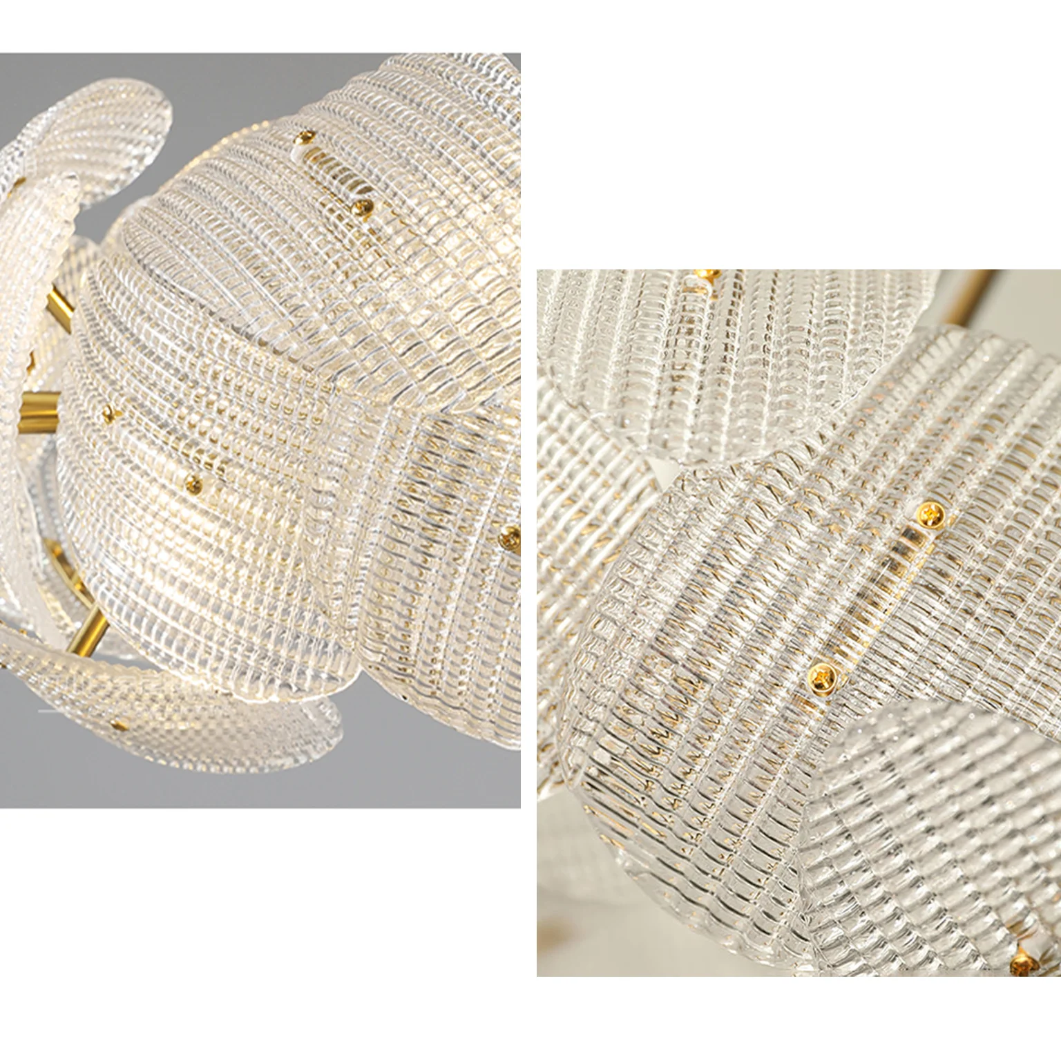 WOMO Petal Glass Chandelier-WM3067 - Image 7
