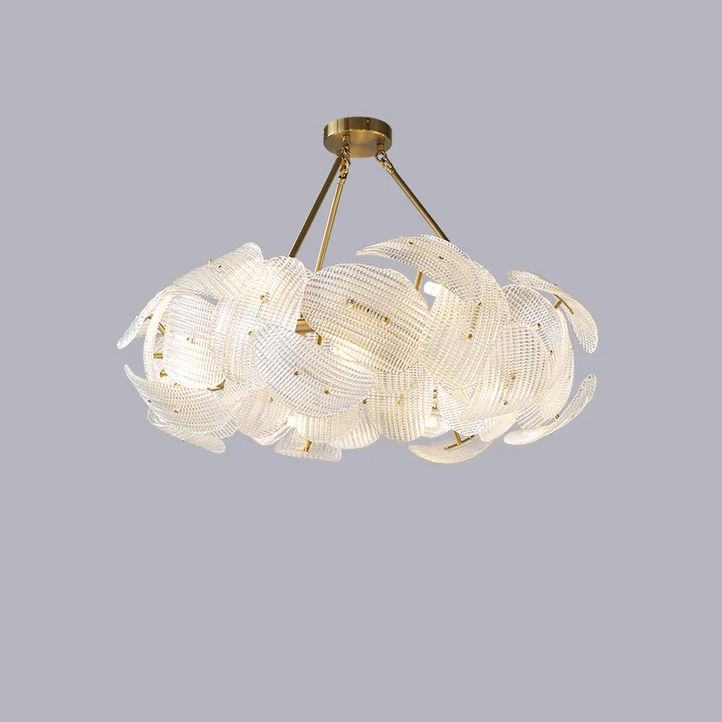 WOMO Petal Glass Chandelier-WM3067 - Image 9