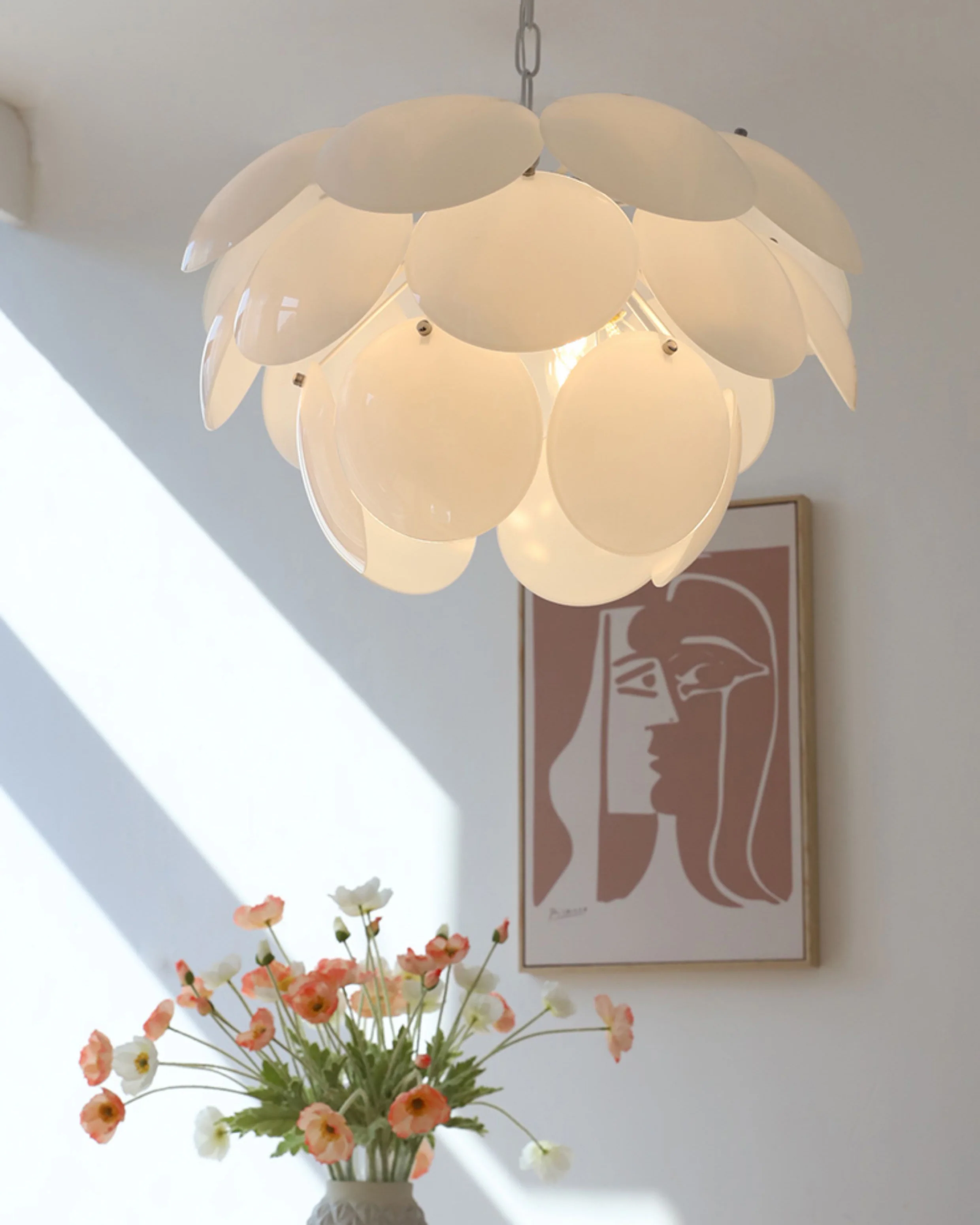 WOMO Petal Glass Chandelier-WM3084 - Image 12