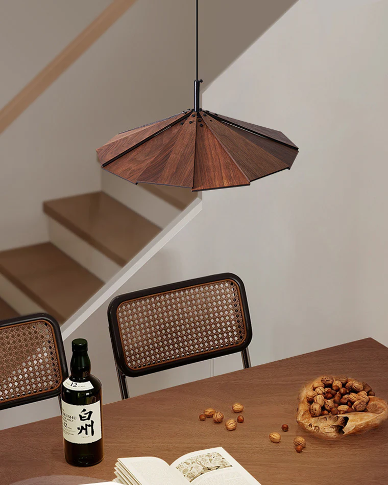 WOMO Petal Wood Pendant Light-WM2525 - Image 10