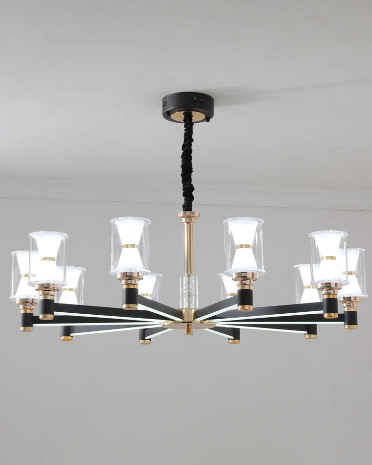WOMO Modern Pillar Candle Chandelier-WM2250 - Image 11