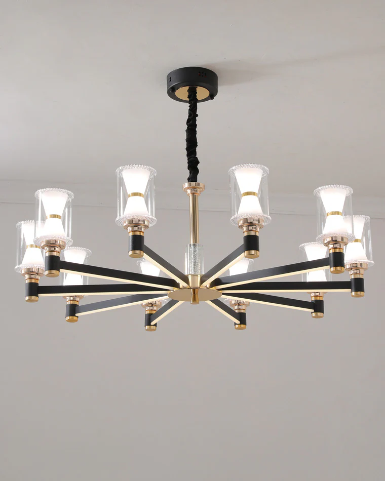 WOMO Modern Pillar Candle Chandelier-WM2250 - Image 16