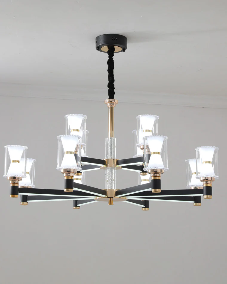 WOMO Modern Pillar Candle Chandelier-WM2250 - Image 20