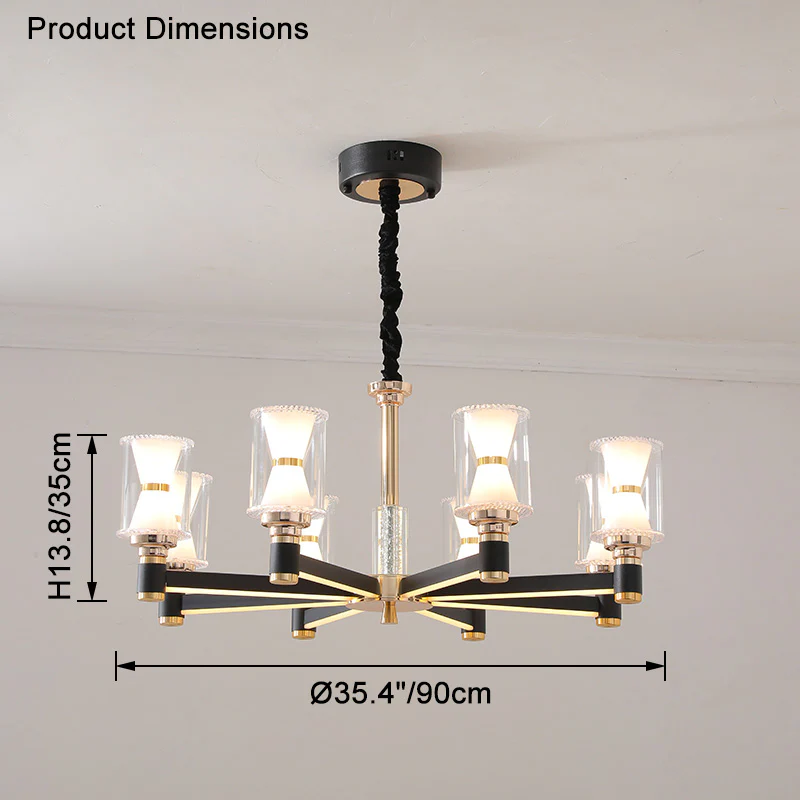 WOMO Modern Pillar Candle Chandelier-WM2250 - Image 31