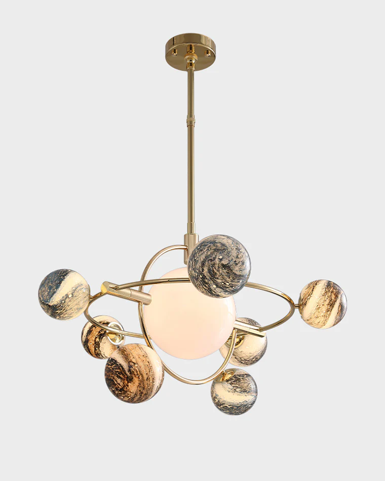WOMO Planet Glass Chandelier-WM2385 - Image 13