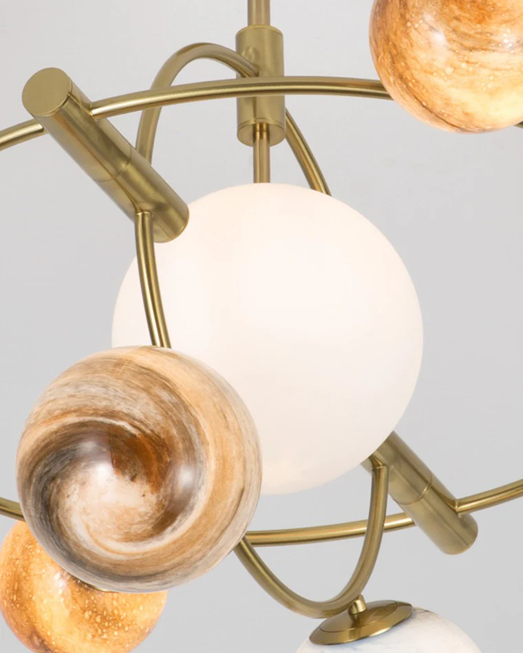 WOMO Planet Glass Chandelier-WM2385 - Image 15