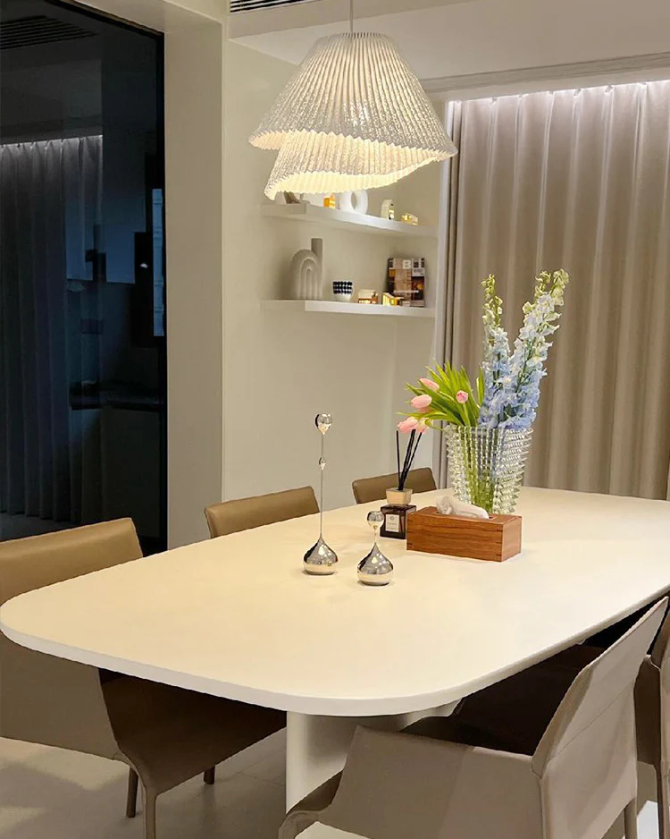 WOMO Pleated Dress Pendant Light-WM2907 - Image 10