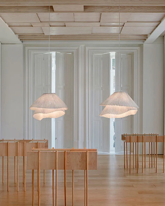 WOMO Pleated Dress Pendant Light-WM2907 - Image 11