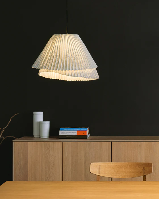 WOMO Pleated Dress Pendant Light-WM2907 - Image 6