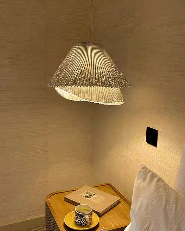 WOMO Pleated Dress Pendant Light-WM2907 - Image 8