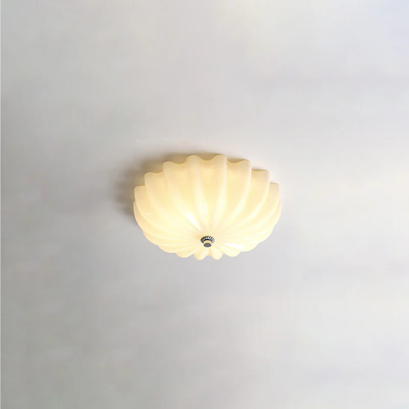WOMO Pleated Glass Flush Mount Ceiling Light-WM1133 - Image 28