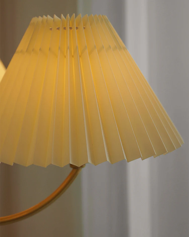 WOMO Pleated Shaded Wood Chandelier-WM2864 - Image 7