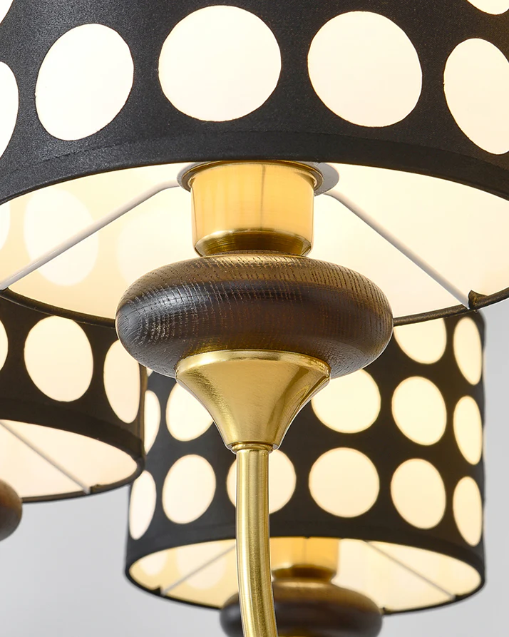WOMO Polka Shaded Chandelier-WM2913 - Image 14