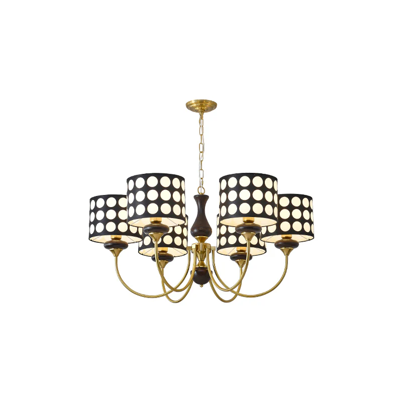 WOMO Polka Shaded Chandelier-WM2913 - Image 19