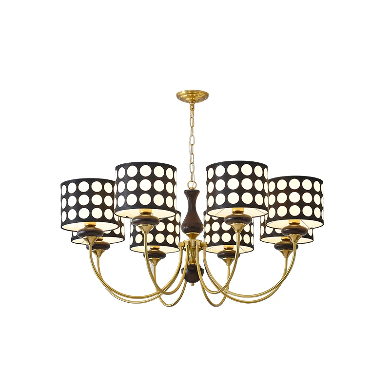 WOMO Polka Shaded Chandelier-WM2913 - Image 21
