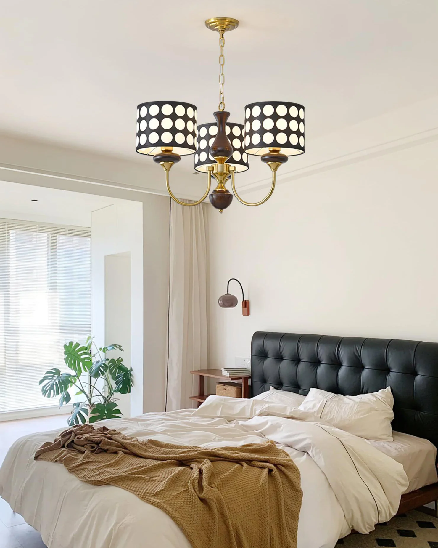 WOMO Polka Shaded Chandelier-WM2913 - Image 3