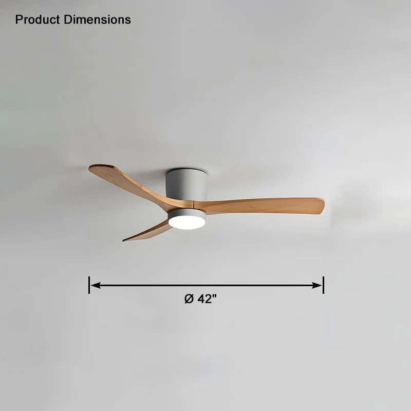 WOMO Large Low Profile Ceiling Fan Lamp-WM5051 - Image 11