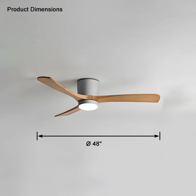 WOMO Large Low Profile Ceiling Fan Lamp-WM5051 - Image 13
