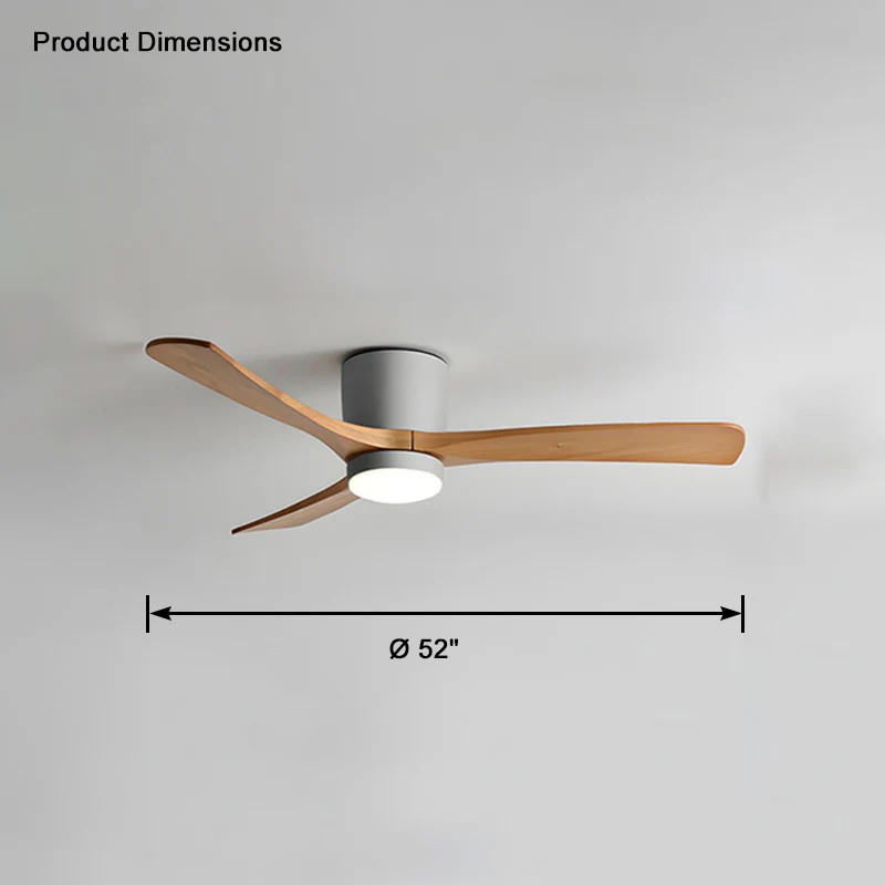 WOMO Large Low Profile Ceiling Fan Lamp-WM5051 - Image 15