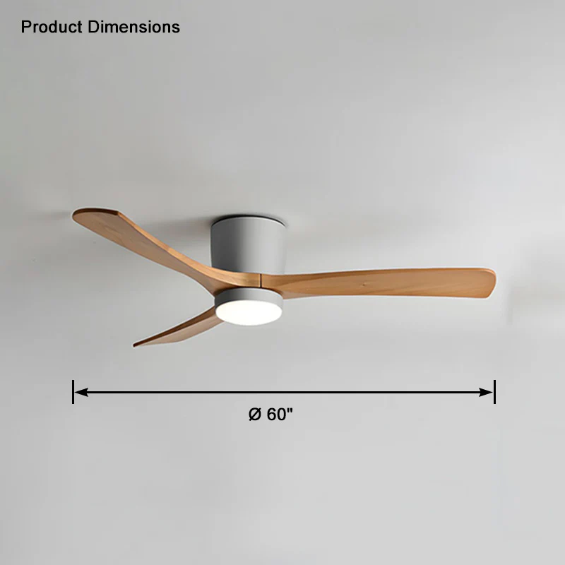 WOMO Large Low Profile Ceiling Fan Lamp-WM5051 - Image 17